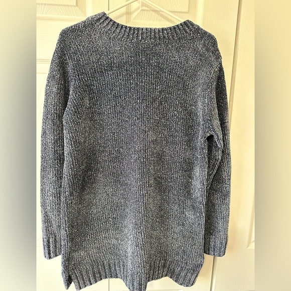 Orvis chunky v-neck sweater - Picture 4 of 5
